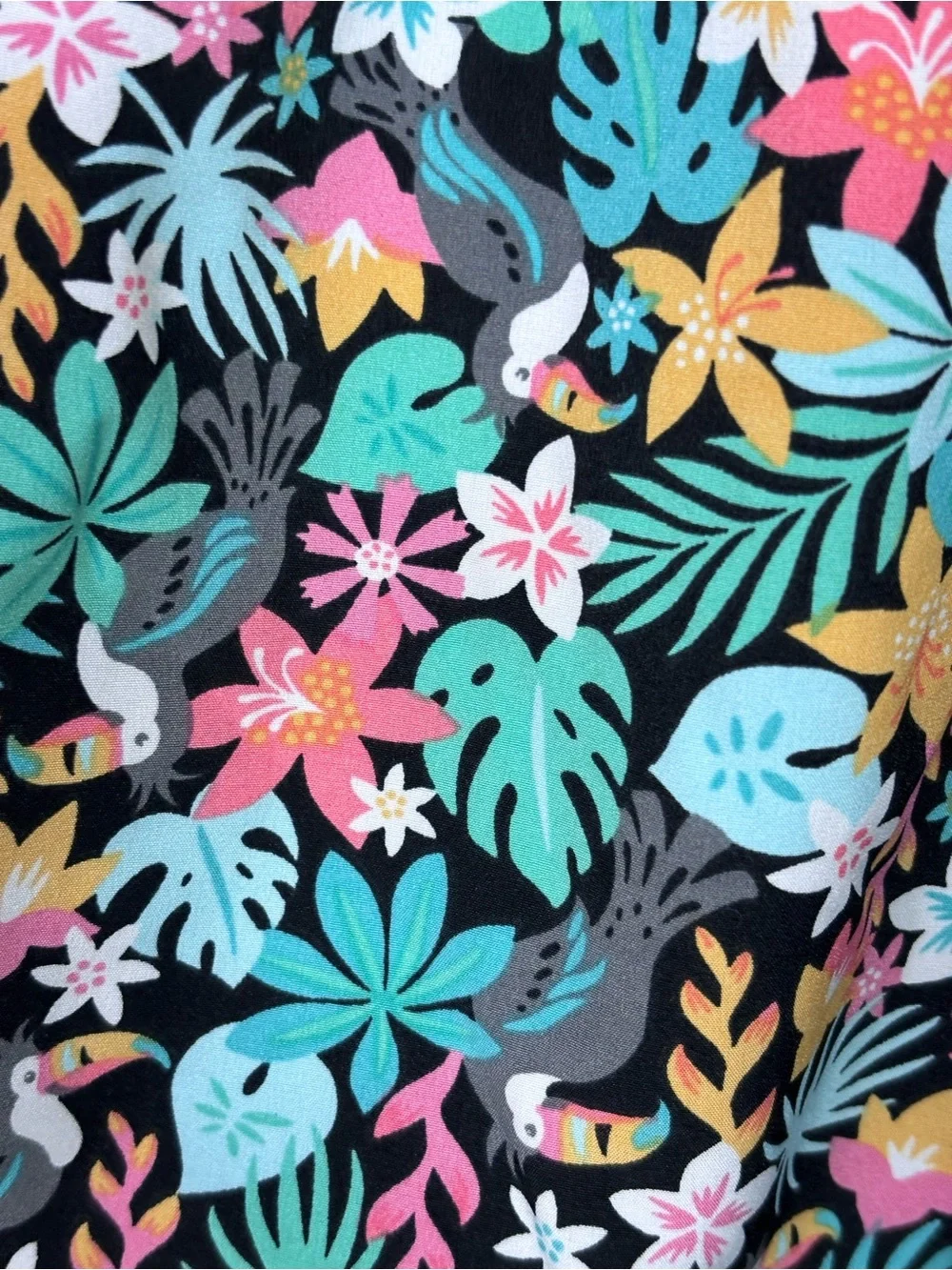 Chubbies The Bloomerangs Stretch Swim Trunks Men’s XL Black Floral